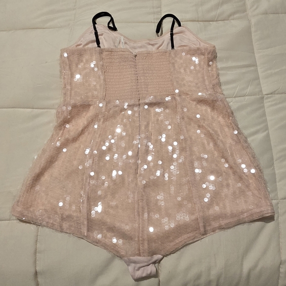 Size 12 Two-piece Anthropologie slip Dress in pink - Picture 3 of 5